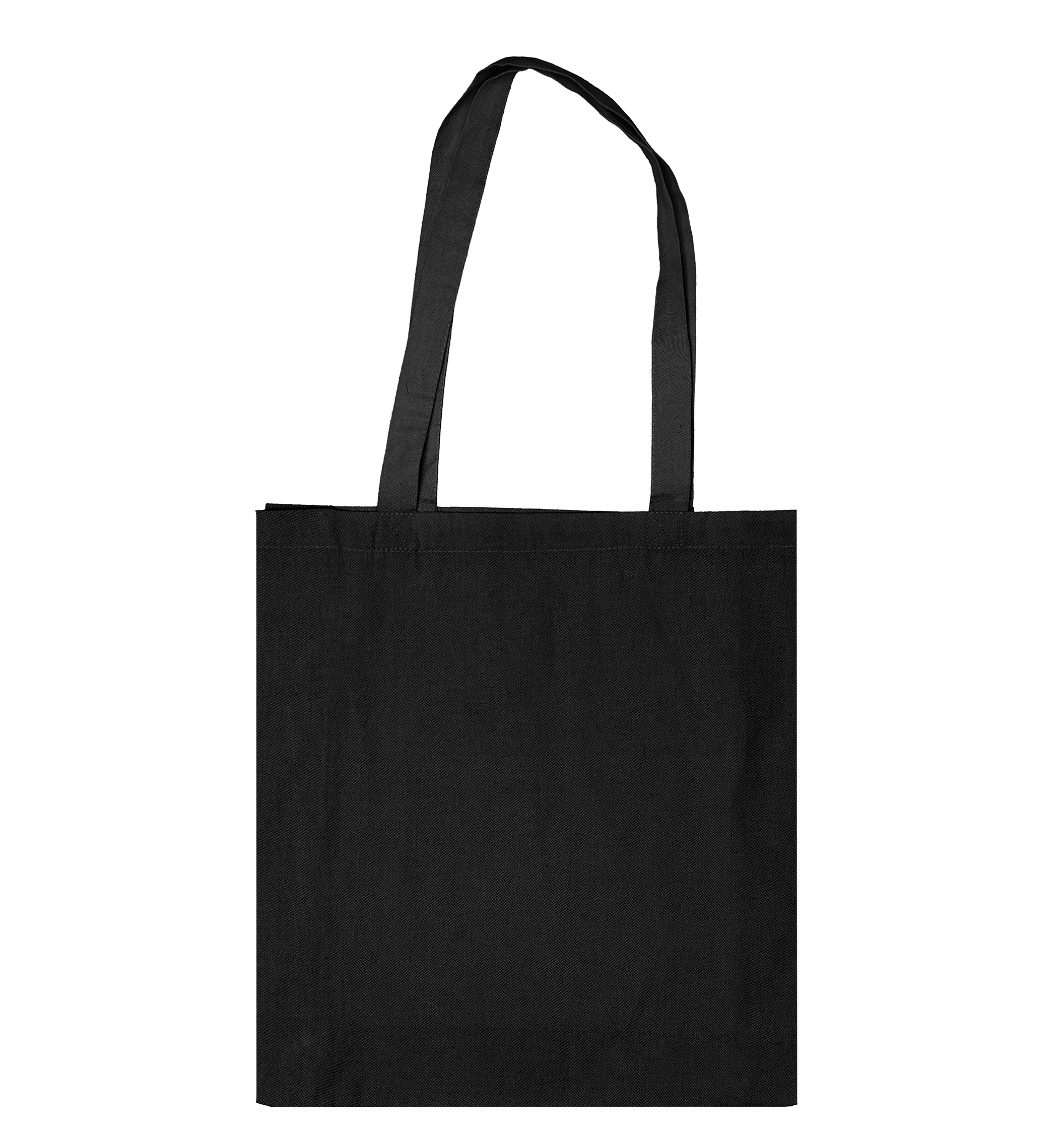 Katoenen Bloktas | Zwart